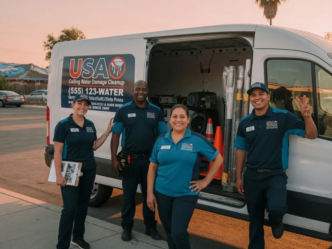 Ceiling Water Damage Restoration company in Hillister, TX
